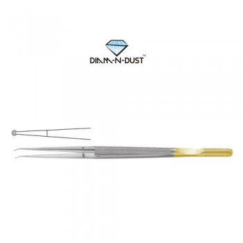 Diam-n-Dust™ Micro Ring Forcep Straight - With Counter Balance Stainless Steel, 18.5 cm - 7 1/4" Diameter 2.0 mm